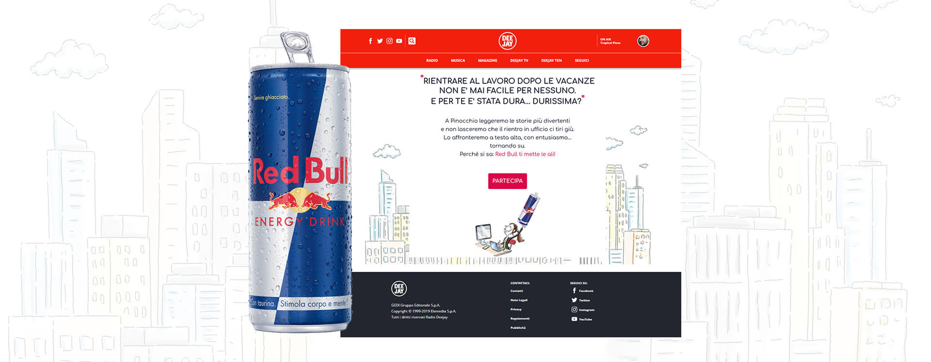 Concorso online Redbull e Radio Deejay - Unique