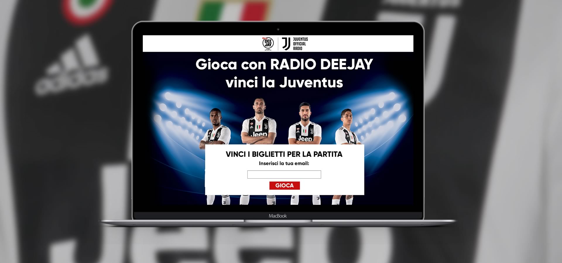 Concorso online Radio Deejay Juventus | Unique